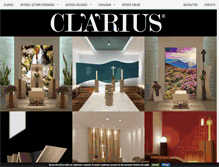Tablet Screenshot of clarius.it